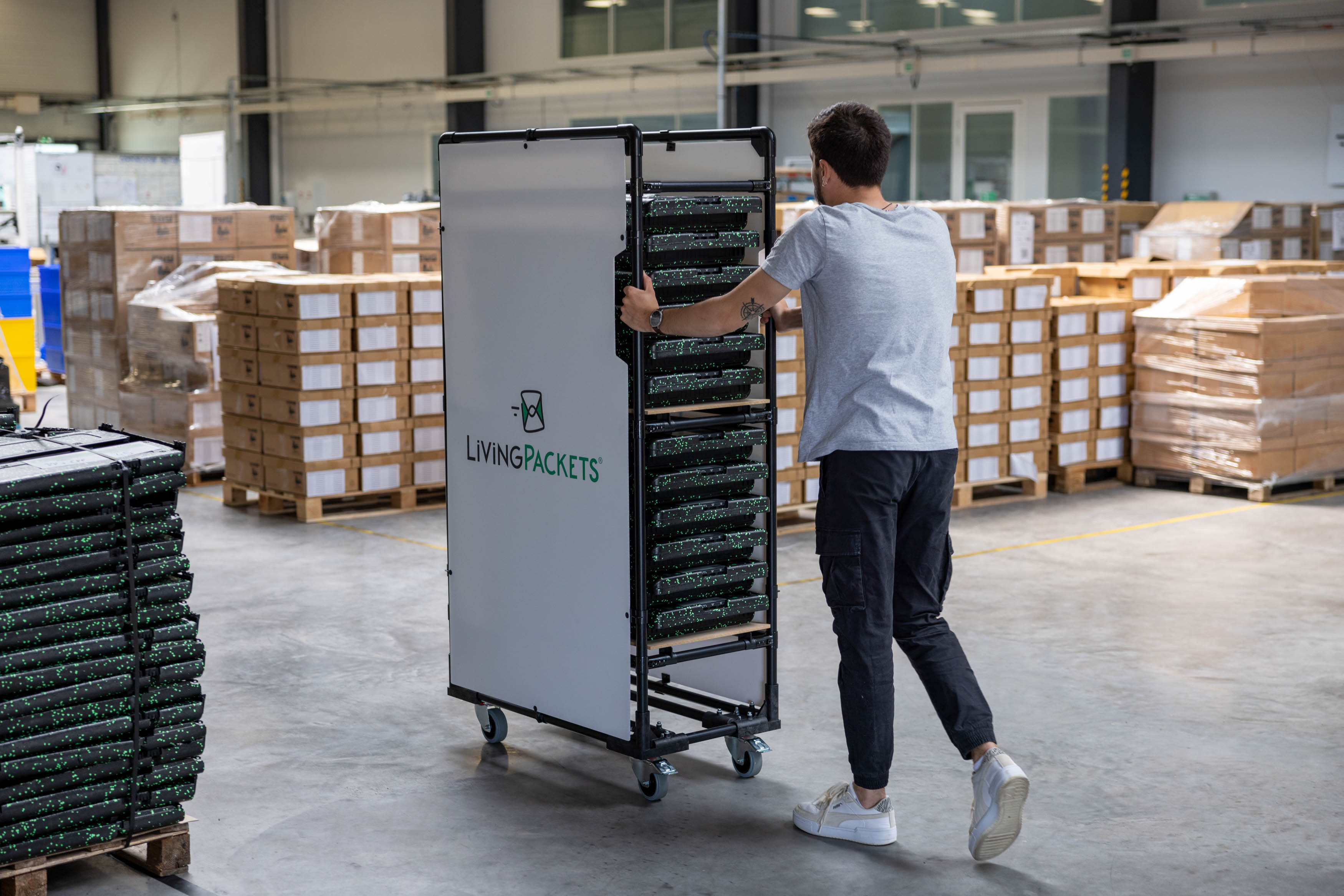 LivingPackets ambiance logistique